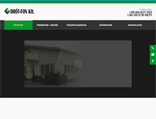 Tablet Screenshot of drotfon.hu